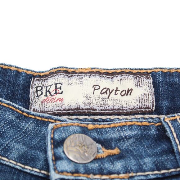 BKE Payton Y2K Denim Shorts Womens Size 29 Jean Stretch Summer Casual - Picture 7 of 8